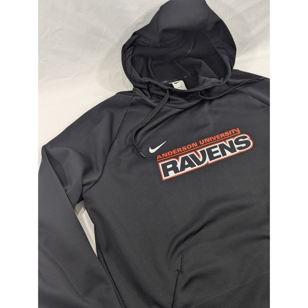 Nike Dri-Fit Mock Neck Hoodie Anderson University Ravens Men's Black XL Pullover